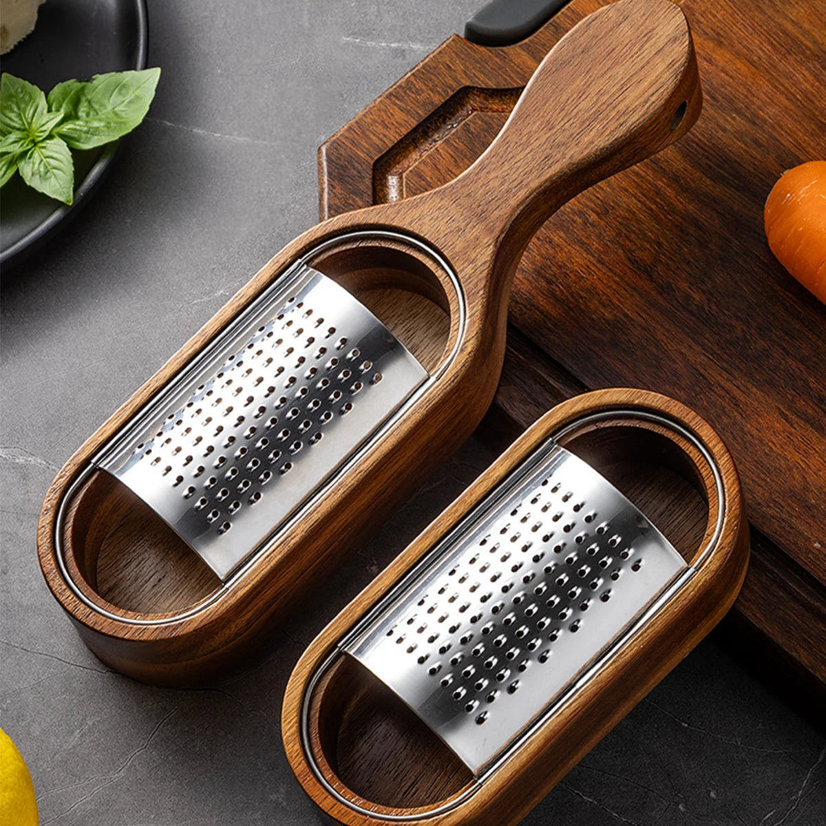 Rotary Cheese Grater with Storage Container – Hand Crank, Easy Clean, for Cheese, Vegetables & Chocolate