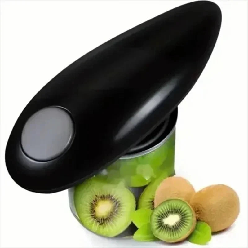 Black lid on a container with kiwis