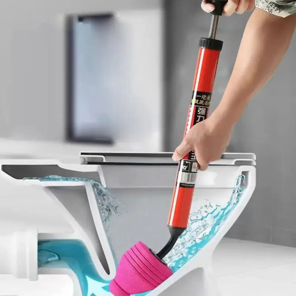 High-Pressure Air Plunger – Heavy Duty Toilet & Drain Unclogger with Ergonomic Handle