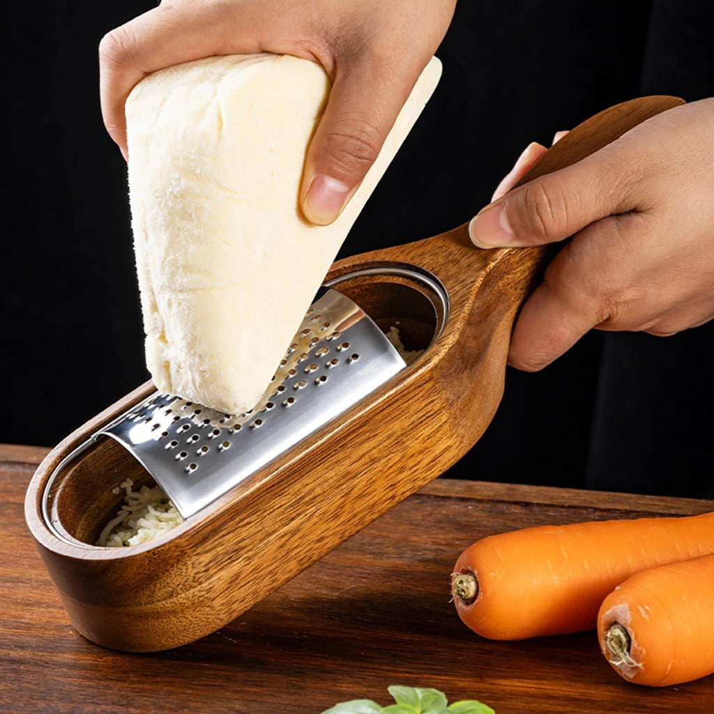 Rotary Cheese Grater with Storage Container – Hand Crank, Easy Clean, for Cheese, Vegetables & Chocolate