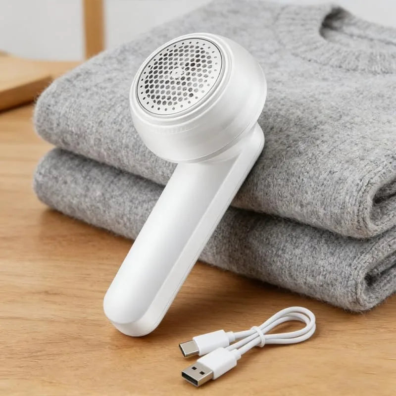 USB Rechargeable Fabric Shaver & Lint Remover – Electric Pill Remover for Clothes & Sweaters